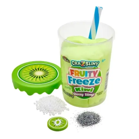 Cra-Z-Slimy Perm Kiwi Green Drink: Creativity Slime Toy, 8 oz image {1}