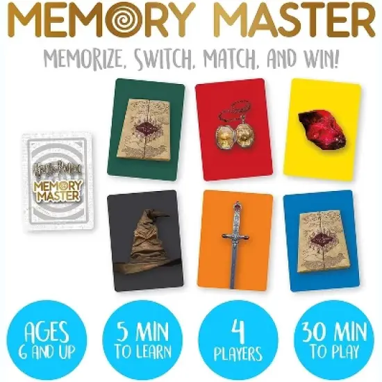 Aquarius Puzzles Harry Potter Memory Master Card Game image {1}