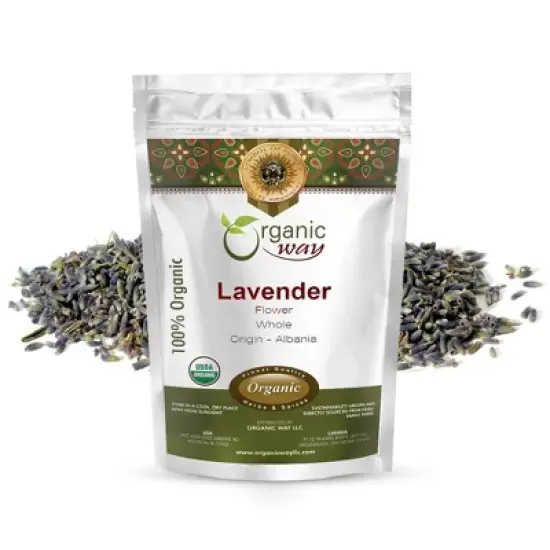 Organic Lavender Flower Whole 4 Oz image {5}