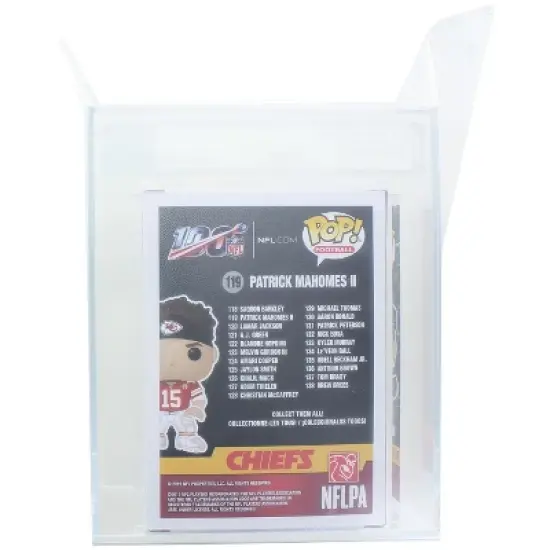 Funko Kansas City Chiefs NFL Funko POP Vinyl Figure | Patrick Mahomes II | Rated AFA 9.0 image {2}