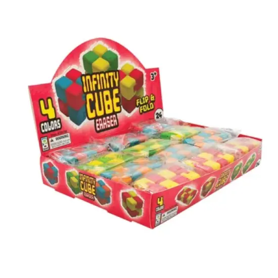Geddes Infinity Cube Eraser - 24 per display image {4}