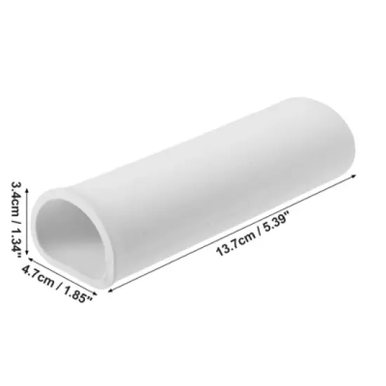 Unique Bargains Hiding Rock Small Fish Aquarium Decorations Ceramic Cave White 5.39"x1.85"x1.34" 1 Pc image {3}