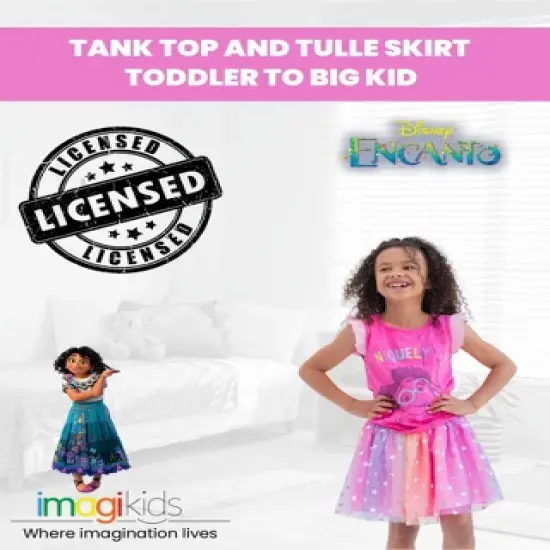 Disney Encanto Mirabel Girls Tank Top and Tulle Skirt Toddler to Big Kid image {1}