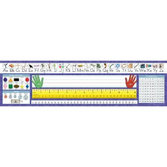 North Star Teacher Resources Christian Primary Traditional Manuscript Desk Plates, Pack of 36 image {1}