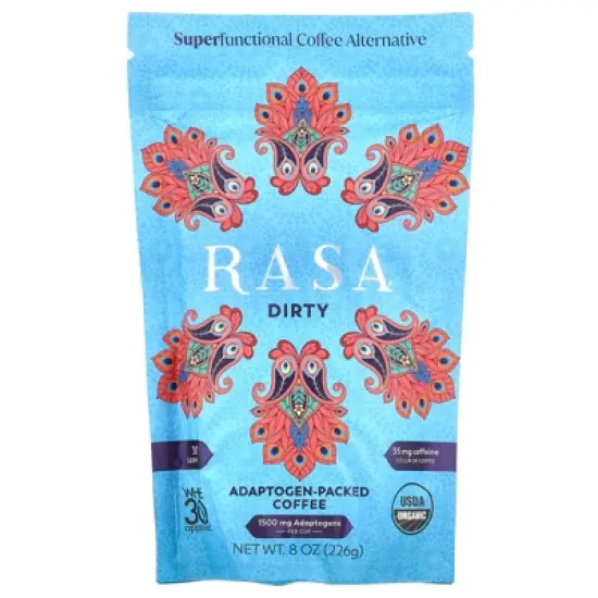 Rasa Adaptogen-Packed Coffee, Dirty, 8 oz (226 g) image {2}