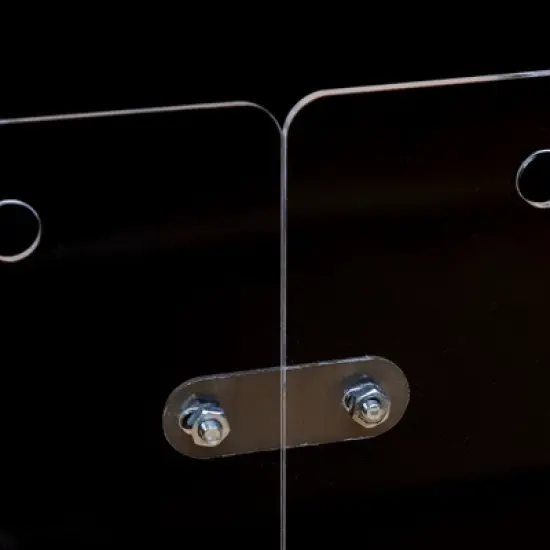 DOMETOUR 12 Pcs Acrylic Guinea Pig Cage Hamster Enclosure with Waterproof Kraft Paper Bottom Easy to Clean, Transparent image {8}