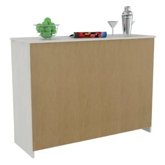 2 Doors Buffet Cabinet White - Inval image {8}