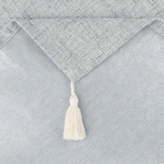 Unique Bargains Tassels Wrinkle-Resistant Washable Cotton Linen Tablecloth 1 Pc image {3}