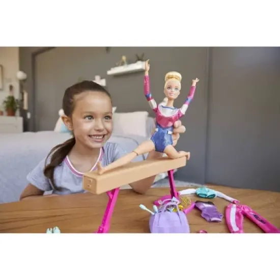 Barbie You Can Be Anything Gymnast Doll Playset image {1}