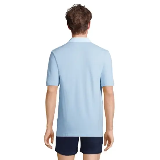Lands' End Men's Seersucker Collar Comfort First Mesh Polo image {1}