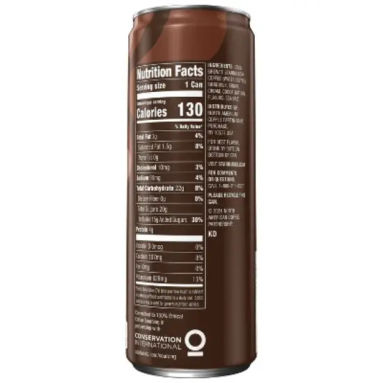 Starbucks Chocolate Cream Cold Brew Premium Coffee Drink - 11 fl oz Can image {2}