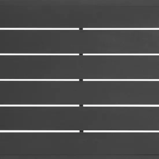 Dover 2pc Outdoor Rope Conversation Set with Loveseat & Coffee Table - Charcoal/Matte Black - Crosley image {4}