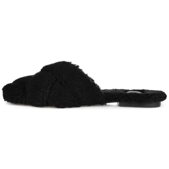 Journee Collection Women's Faux Fur Sereena Slipper image {1}