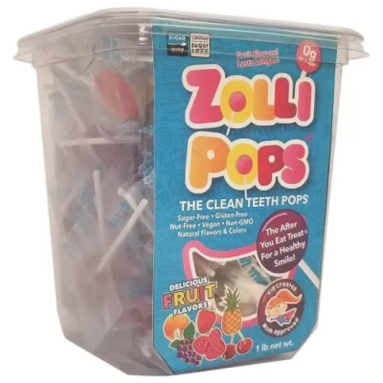 Zolli Pops Sugar Free Lollipops Candy - 16oz image {1}