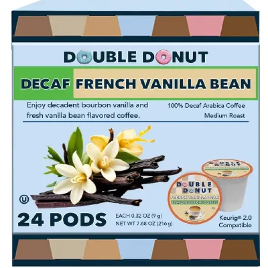 Decaf Vanilla Bean Flavored Coffee Pods image {1}
