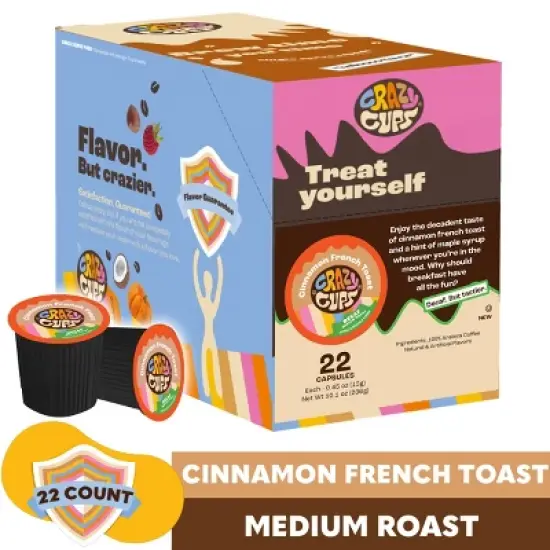 Decaf Cinnamon French Toast Flavored Coffee Pods image {1}