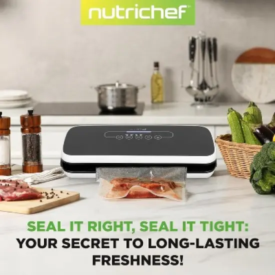 NutriChef Automatic Food Vacuum Sealer w/ Starter Kit image {6}