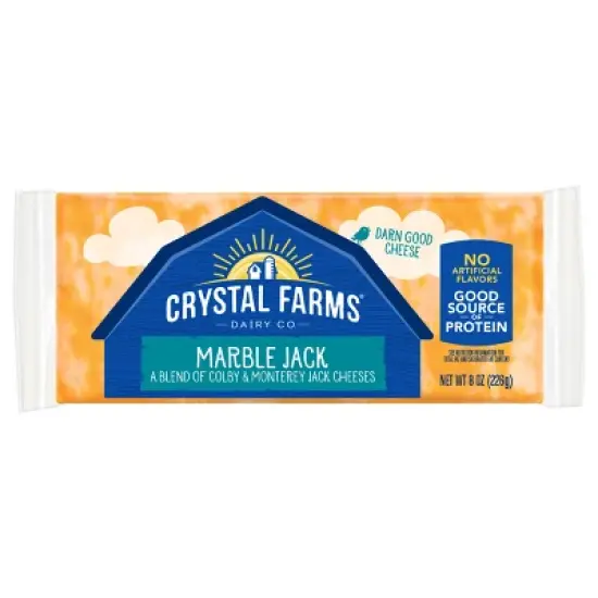 Crystal Farms Marble Jack Cheese - 8oz image {8}