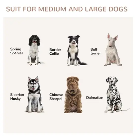 PawHut Dog Crate Furniture with Storage Space, Dog Kennel with Lockable Door, Pet Cage for Large Medium Dogs, 47" x 23.5" x 35" image {4}