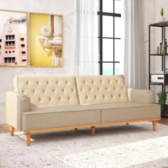 Stella Vintage Convertible Sofa Bed Futon - Mr. Kate image {22}