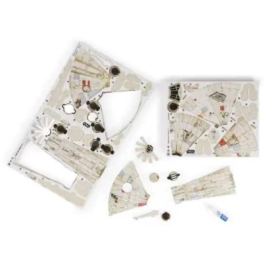 4D BUILD - Star Wars Millennium Falcon Model Kit Puzzle 223pc image {4}