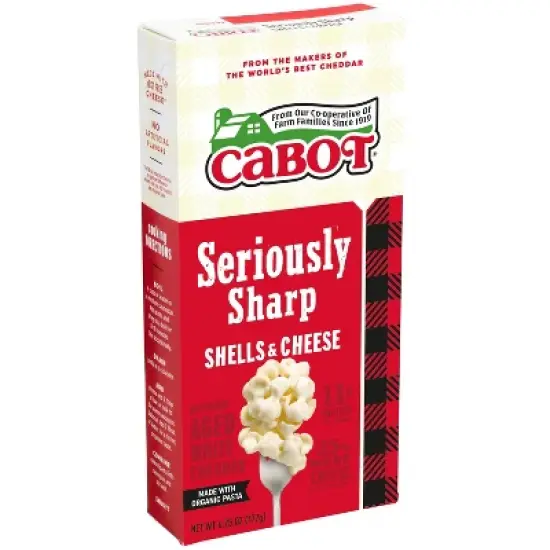 Cabot Seriously Sharp Macaroni & Cheese - 6.25oz image {5}
