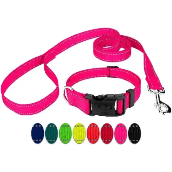 Country Brook Petz Deluxe Reflective Nylon Dog Collar & Leash image {5}