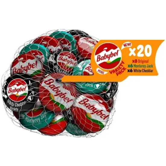 Babybel Variety Pack Cheeses - 14.1oz/20ct image {4}