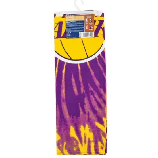NBA Los Angeles Lakers Pyschedelic Beach Towel image {4}