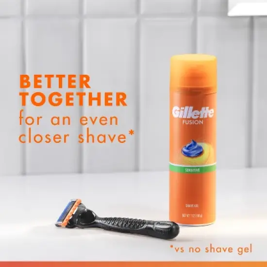 Gillette Fusion Ultra Sensitive Hydra Gel Men's Shave Gel - 7oz image {3}