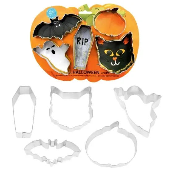R&M International 5 Piece Halloween Cookie Cutter Set image {2}