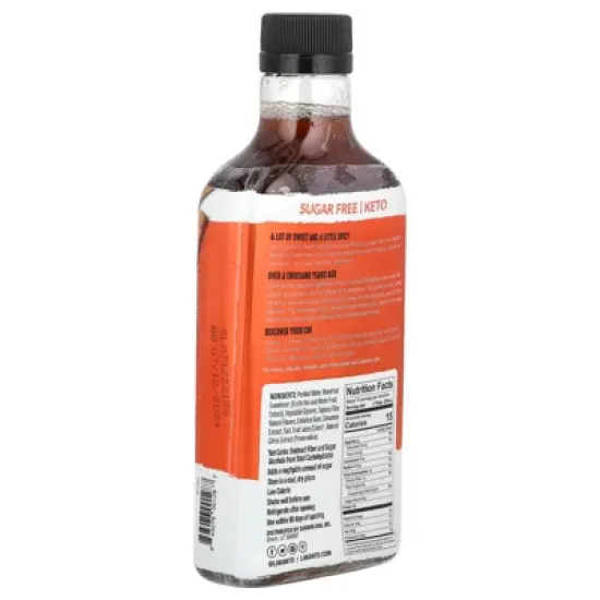Lakanto Cinnamon Maple Flavored Syrup, 13 oz (384 ml) image {2}