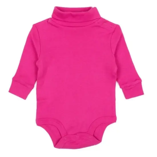 Leveret Baby Long Sleeve Turtleneck Bodysuit image {25}