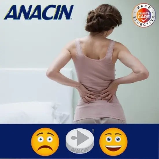 Anacin Pain Relief Aspirin Tablets, 100 ct image {5}
