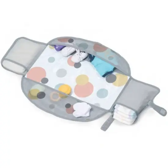 Lulyboo Portable Diaper Changing Pouch - Bubbles image {1}