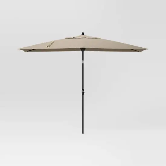 10'x6' Rectangular Market Patio Umbrella - Black Pole - Threshold&trade; image {15}