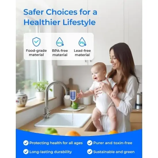 Waterdrop 4pk NSF Certified Water Filter Replacement for All PUR Faucet Water Filter image {3}