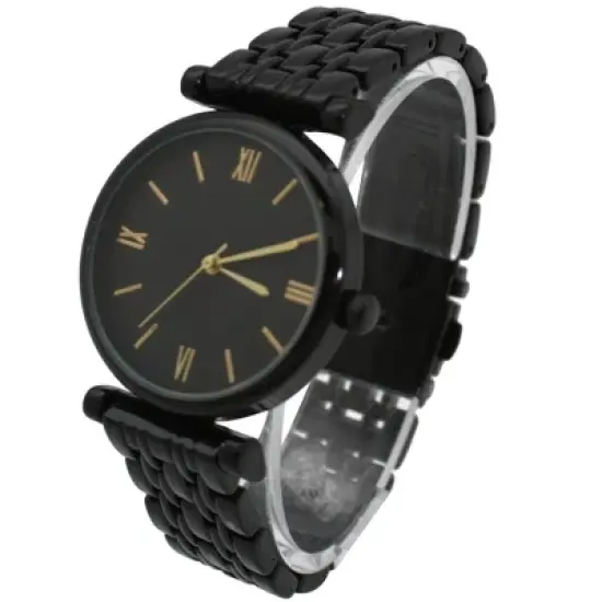 Olivia Pratt Minimalistic Solid Metal Color Women Watch image {1}