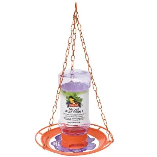 Perky-Pet Oriole 32 oz Metal/Plastic Nectar Feeder 3 ports image {1}