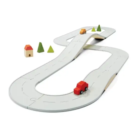 Plantoys| Rubber Road & Rail Set &ndash; Large image {1}