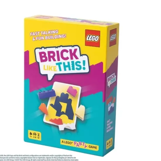 Asmodee Brick Like This Board Game: Party Game, 2-8 Players, 15-Minute Play, Problem Solving, Includes Cards & Timer image {1}
