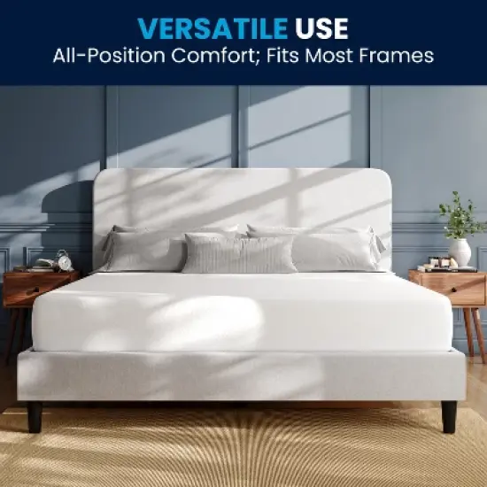 Flash Furniture Cloud Green Tea Cooling Gel 3-Layer Memory Foam Mattress in a Box with CertiPUR-US Certification, Washable Cover, and Pressure Relief image {6}