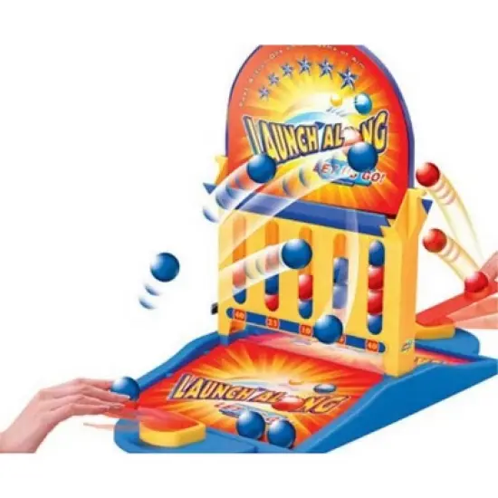 Insten Launch Along Connect Four with Base, Launchers and Balls, Fun Board Games for Kids & Family image {1}