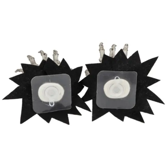 Northlight 7" Skeleton Hands Halloween Window Decoration image {5}