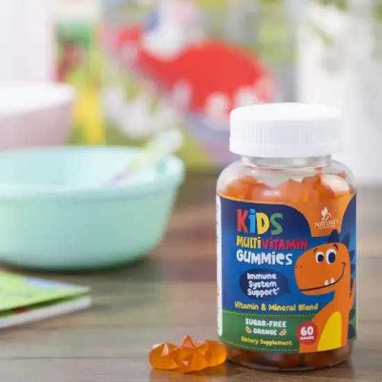 Kids Multivitamin - Gummies Natural Sugar Free Gummy Multi Vitamin for Kids - 60 Gummies By Nature's Nutrition image {7}