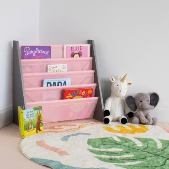 Kids' Bookshelf 4 Tier Book Organizer Seafoam - Humble Crew image {11}
