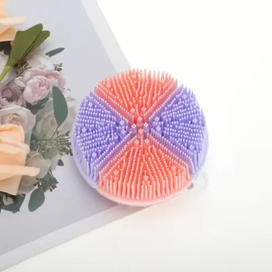 Unique Bargains Round Double-sided Bath Brush 1 Pc image {5}