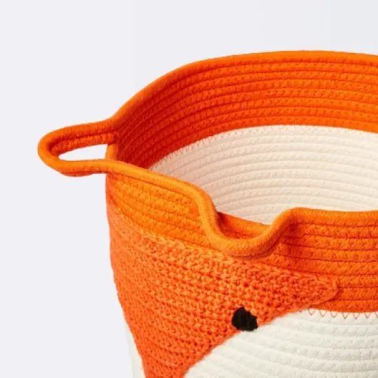 Coiled Rope Storage Bin Large Fox - Cloud Island&trade; image {2}