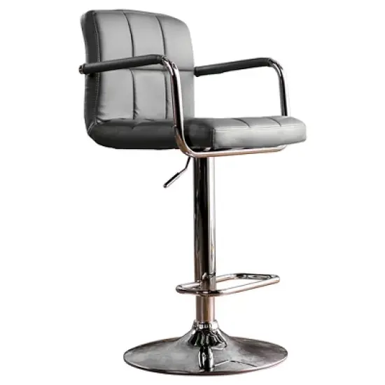 Ethan Adjustable Swivel Barstool with Arms - Furniture of America image {11}