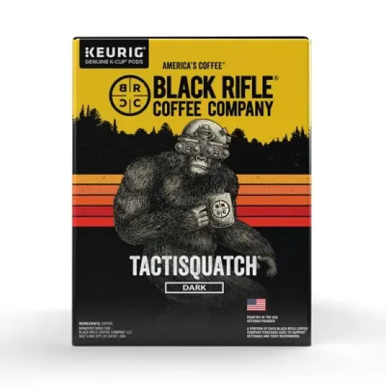 Black Rifle Coffee Company Tactisquatch Dark Roast Coffee Pods - 44ct image {2}
